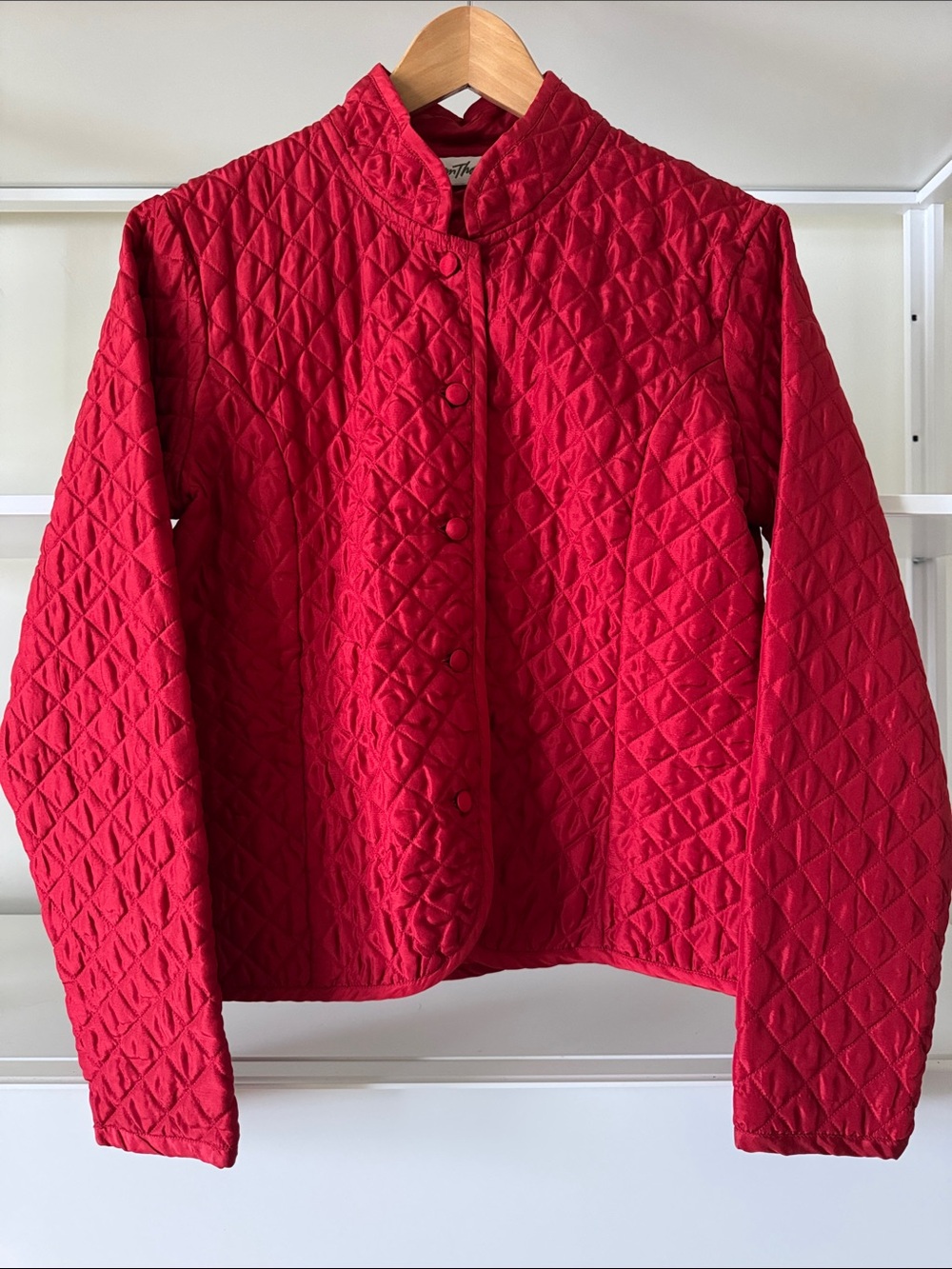 Norm Thompson Women's Quilted Red Jacket - NWT US8